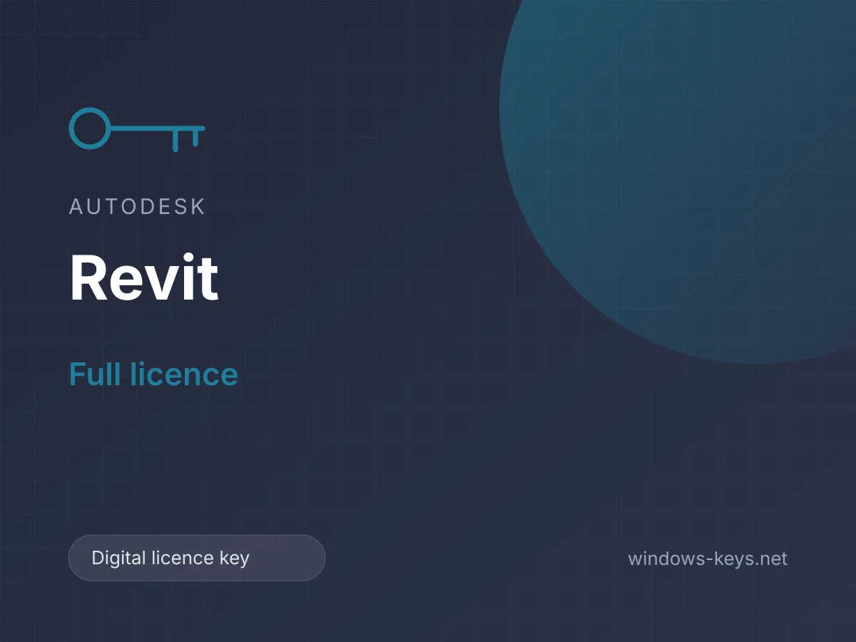 Autodesk Revit — digital licence from windows-keys.net